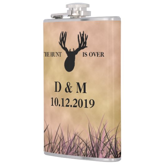 その狩りはカスタムウェディングギフト越しだ フラスク (左)