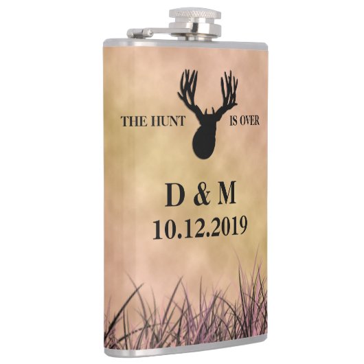 その狩りはカスタムウェディングギフト越しだ フラスク (右)