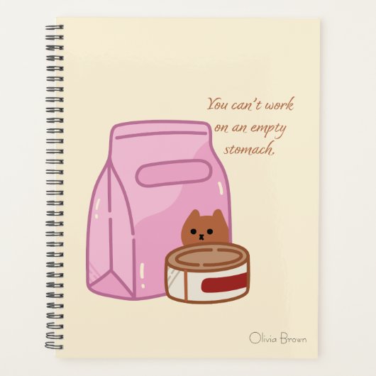 その猫ライフおもしろいキャットプン プランナー手帳 (正面)