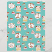 その猫ライフスクラップブック作り紙かわいい猫パターン (裏面)