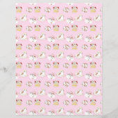 その猫ライフピンクスクラップブック作り紙猫パターン (正面)