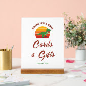 その男の子の恐竜の赤ちゃんシャワーカード&ギフトサイン アクリルサイン (ウェディング)