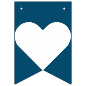 その男の子の青および白く航海のな旗布 バンティングフラッグ (第2の旗)