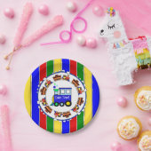 その男の子のChoo Choo Train赤ちゃんシャワーパーティー ペーパープレート (パーティー)