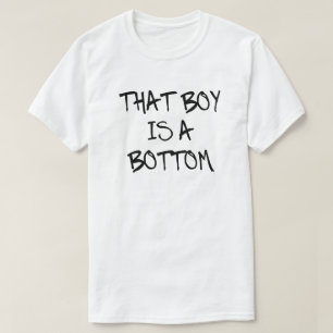 その男の子は底です Tシャツ