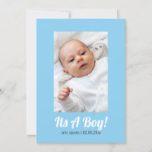 その男の子、写真のメモリ、赤ちゃんシャワーカード。