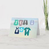 その男の子 案内状 (正面)