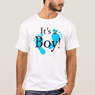 その男の子-生まれたばかりのなベビーお祝い Tシャツ