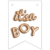 その男の子! 金ゴールドのバント バンティングフラッグ (第1の旗)