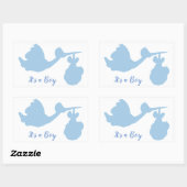 その男の子 長方形シール (シート)