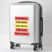 その男の祖父は悪い影響を持つ神話 シール (スーツケース)