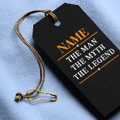 その男パーソナライズされたに神話を伝説と名付ける ギフトタグ