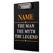 その男パーソナライズされたに神話を伝説と名付ける クリップボード (左)