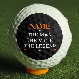 その男パーソナライズされたに神話を伝説と名付ける ゴルフボール
