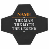 その男パーソナライズされたに神話を伝説と名付ける サッカーボール (フラット)