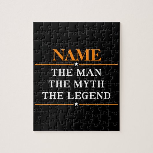 その男パーソナライズされたに神話を伝説と名付ける ジグソーパズル (縦)
