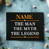 その男パーソナライズされたに神話を伝説と名付ける ポストイット