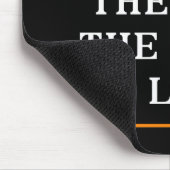 その男パーソナライズされたに神話を伝説と名付ける マウスパッド (コーナー)