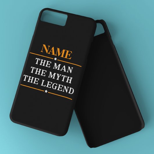 その男パーソナライズされたに神話を伝説と名付ける Case-Mate iPhoneケース
