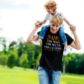 その男パーソナライズされたに神話を伝説と名付ける Tシャツ