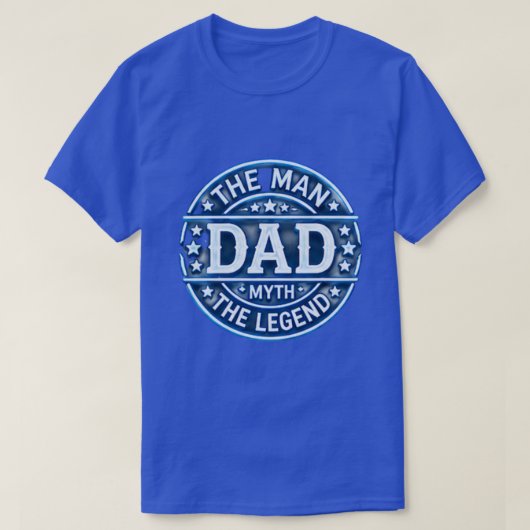 その男、そのお父さん、その伝説 Tシャツ (デザイン正面)