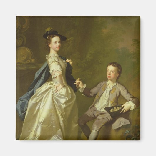 その男。レイチェル・ハミルトンと彼女の兄弟 マグネット (正面)