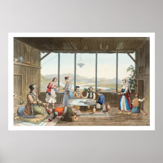 その画家のためにデルフィで開かれたディナー ポスター (正面)