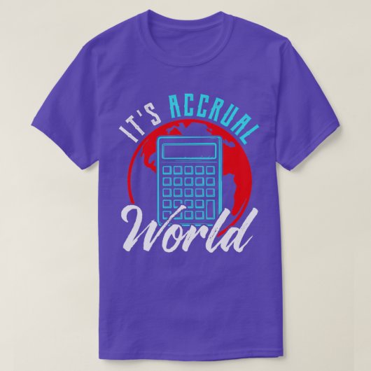 その発生世界会計士おもしろいCPAアナリスト2 Tシャツ (デザイン正面)