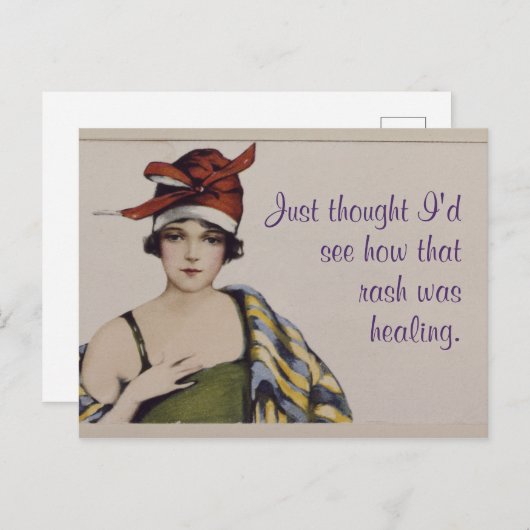 「その発考え疹が治っているのが見えるだけ」 P ポストカード (正面/裏面)