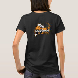その瞬間に生きる ピックルボールTシャツ フロント/バック ロゴ Tシャツ