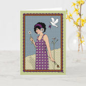 その瞬間に生きる_A_あいさつ カード (黄色い花)