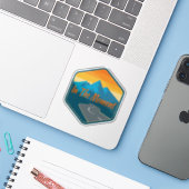 その瞬間に die cut ステッカー 3x3 シール (ノートパソコンとiPhone)