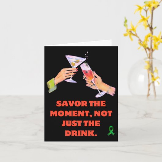 その瞬間を味わう カード (黄色い花)