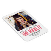 その瞬間、彼女は卒業のお知らせを作った マグネット (右側)