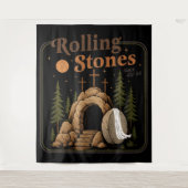 その石は彼が転が生遠くにきているイースターだった タペストリー (正面)