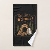 その石は彼が転が生遠くにきているイースターだった バスタオルセット (ハンドタオル)