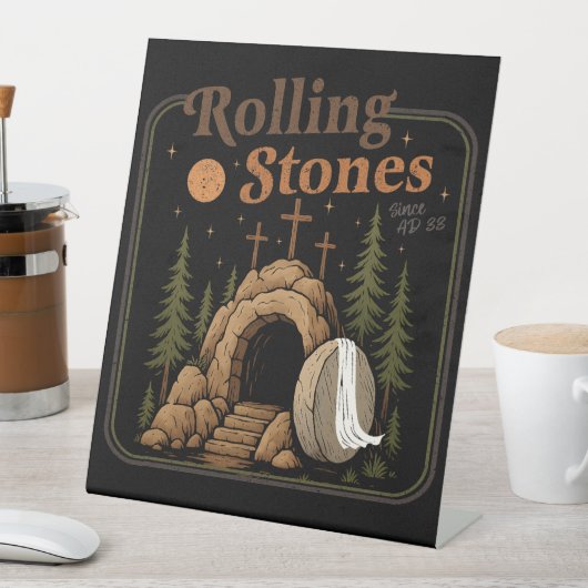 その石は彼が転が生遠くにきているイースターだった 台座サイン (インサイチュ)