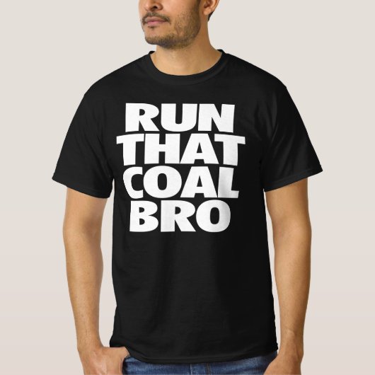その石炭を走らせろブラザー Tシャツ (正面)