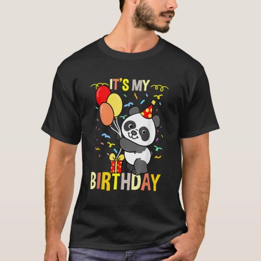 その私のパンダの動物 Tシャツ (正面)