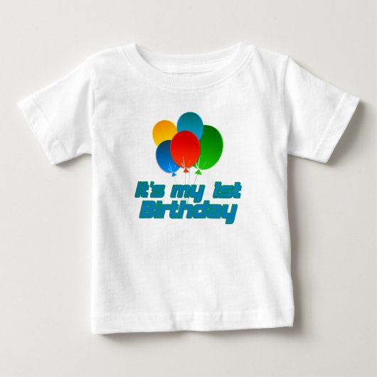 その私の第1誕生日 ベビーTシャツ (正面)