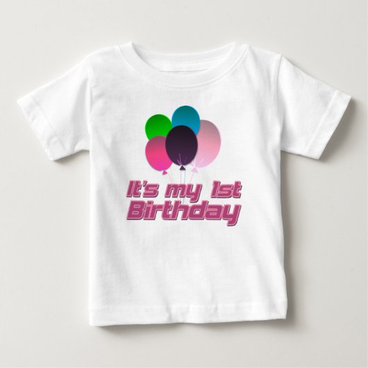 その私の第1誕生日 ベビーTシャツ (正面)