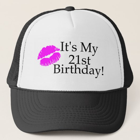 その私の第21誕生日(キス) キャップ (正面)