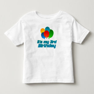 その私の第3誕生日 トドラーTシャツ