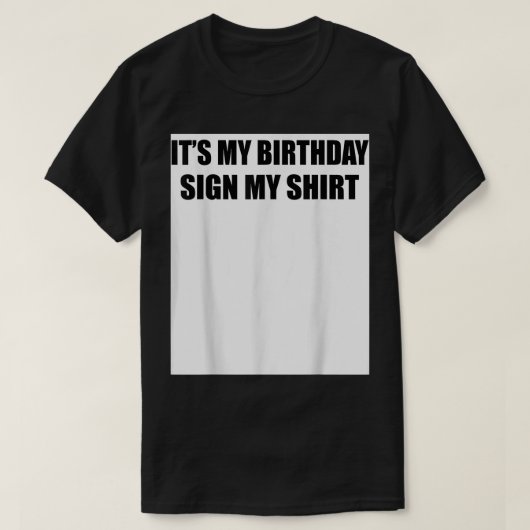 その私の誕生日は私のクールで可愛いおもしろい誕生日 Tシャツ (デザイン正面)