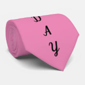 その私の誕生日バルーンピンクタイ ネクタイ (ロール)