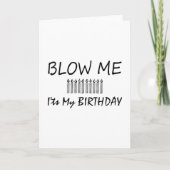 その私の誕生日吹私 カード (正面)
