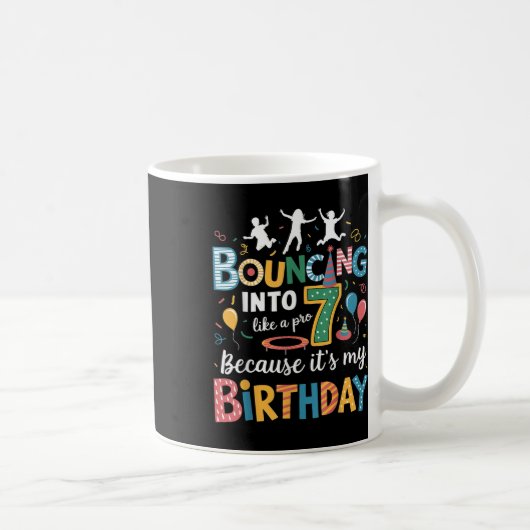 その私の誕生日7th 7年トランポリンTジャンプ コーヒーマグカップ (右)