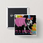 その私の誕生日-私を私の方法を持つことを許可して下さい 缶バッジ (正面&裏面)