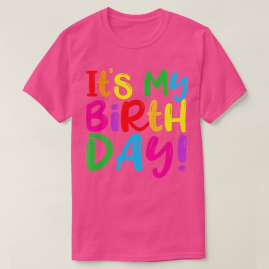 その私の誕生日s女の子ギフトウーメンズキッズパーティーOu Tシャツ (デザイン正面)