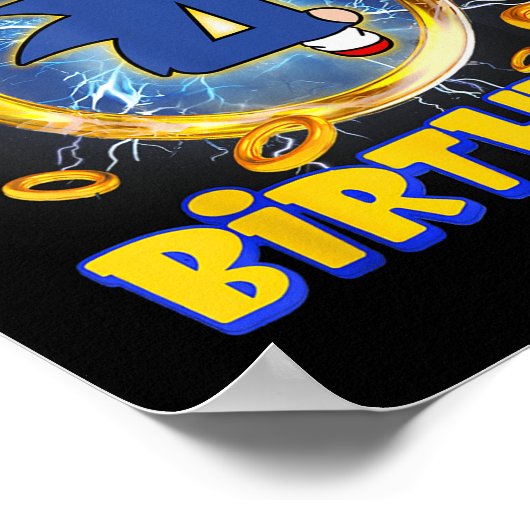 その私の4歳の誕生日の男の子の家族のマッチングパーティーファン ポスター (角)